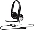 Logitech ClearChat Comfort/USB Headset H390 (Black)