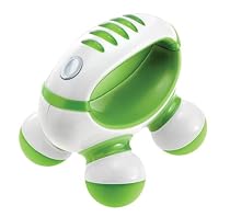 Homedics PM-50 Hand Held Mini Massager with Hand Grip, Battery Operated (Colors May Vary)
