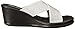 Skechers Cali Women's Rumblers-Metal Mama Wedge Sandal, White Gem, 7 M US