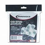 New-CD/DVD Pocket with BuiltIn Label Tab Clear 25 Case Pack 2 - 515771