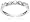 10k White Gold 5-Stone Shared Prong Diamond Ring (1/2 cttw, J-K Color, I2-I3 Clarity), Size 5