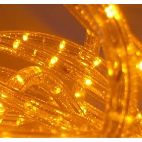 110v 166' Yellow Amber LED rope Light Package - Premium Grade by 