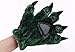 Hongyu Fashion Warm Adorable Unisex Plush Fancy Party Kigurumi Pet Panda Bear Cat Cartoon Animal Paw Claw Hand Gloves Women Men Green