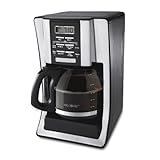 Mr. Coffee BVMC-SJX33GT 12-Cup Programmable Coffeemaker, Chrome