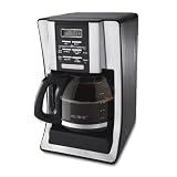 Mr. Coffee BVMC-SJX33GT 12-Cup Programmable Coffeemaker, Chrome