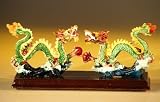 Bonsai Boy’s Two Snake Dragon Miniature Figurines5.0″x2.0″x2.0″