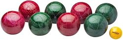 Halex Platinum Bocce Set (115mm Pearlized Resin Balls)