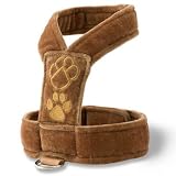Doggles DOHASVXS-20 Harness Strap - Velvet XS Strap Harness - Fawn Paw