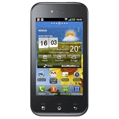 LG E730 Optimus Sol Smartphone ( 9,65 cm (3,8 Zoll) Touchscreen, HSDPA, GSM, 5 Megapixel Kamera, MP3) schwarz