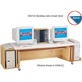 COMPUTER TABLE - 60 INCH - BLUE by CutieBeauty jc