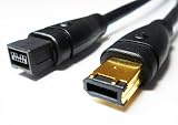 FireWire Gold-Plated 800 to 400 9 Pin to 6 Pin 1.4m Cable IEEE 1394
