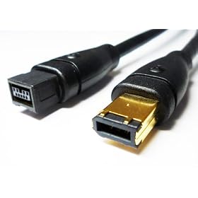 FireWire Gold-Plated 800 to 400 9 Pin to 6 Pin 1.4m Cable IEEE 1394