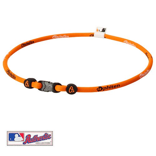 Baltimore Orioles Mlb X-30 Authentic Collection Titanium Necklace By Phiten