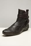 Just Cavalli Textured Brown Leather Boot
