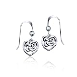 Bling Jewelry Sterling Silver Celtic Knot Open Heart Drop Earrings 41jrp63849L. SL160 Bling Jewelry Sterling Silver Celtic Knot Open Heart Drop Earrings