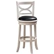 Boraam 43729 Florence 29 Inch Bar Stool - White Sandthru Finish