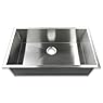 Decor Star H-001-Z 32 Inch x 19 Inch Undermount Single Bowl 16 Gauge Stainless Steel Luxury Handmade Kitchen Sink cUPC Zero Radius