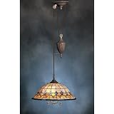 Tiffany Pull-Chain Pendant Chandelier