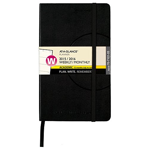AT-A-GLANCE Weekly / Monthly Planner, Plan, Write, Remember, Academic Year, 12 Months, July 2015-June 2016, 5 x 8.25 Inch Page Size (70-7101-05)