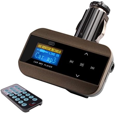 Three Pine 1.2" LCD WCar FM Transmitter MP3 Player Car Kit Charger USB Aux Support SD Card/USB Disk With Remote control FM30