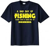 A Bad Day of Fishing Turns Into a Good Day of Drinking T shirt 41jruSuNVRL. SL160 A Bad Day of Fishing Turns Into a Good Day of Drinking T shirt