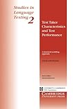 Test taker characteristics and test performance : a structural modeling approach
