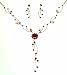 Kala-isbijoux - Collier (39 cm + chainette 6 cm ) et Boucles d'Oreilles ( 3 cm) Fantaisie sans Nicke