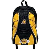 NBA Sports Large Backpack - Los Angeles Lakers Back Pack with dual compartment