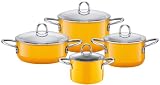 Silit 0017.1733.12 Topf-Set 4-teilig, crazy yellow