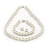 Genuine Swarovski Crystal Pearl Set - White (8mm)