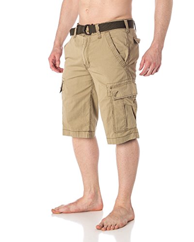Mens Lightweight Color Cargo Shorts