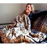 Comfort Plus Travel Blanket - Tiger (Tiger) (See Text) by Crowley Jones, L.P.