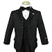Johnnie Lene JL5022 Black Tuxedo Boys From Baby to Teen (12)