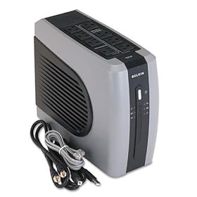 750Va 6-Outlet Surge Protector Ups Battery Backup, Usb and Broadband Connectivity by Broadband