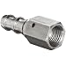 Brennan 2111-06-06-SS, Stainless Steel JIC Tube Fitting, 06PL-06FJS Adapter, 3/8" Tube OD x 3/8" Hose ID