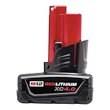 UPC 732233461203 product image for Milwaukee 48-11-2440 M12 REDLITHIUM XC 4.0 Extended Capacity Battery Pack | upcitemdb.com