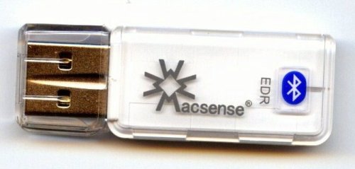 Bluetooth USB Adapter for Mac/PC, v.2.0+EDR