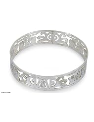 Sterling silver bangle bracelet, Country Life