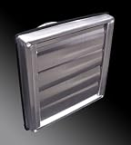 Produkt-Bild: Edelstahl &Uuml;berdruck Abluftgitter LG-5015 L 180 x 180 mm Rohranschluss DIN 150 L&uuml;ftungsgitter