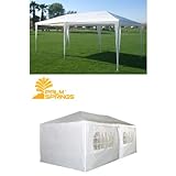 Palm Springs 10 X 20 White Party Tent Gazebo Canopy with...