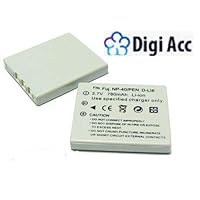 Synergy Digital NP-40 Lithium Battery - Ultra High Capacity (710 mAh) - replacement for Fuji NP-40, Pentax D-L18 and Panasonic CGA-S004 , Minolta NP-1 Battery