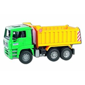 Bruder - 02765 - V�hicules Sans Piles - Camion Benne MAN