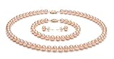 : Pink 6-7mm AA Freshwater Pearl Set 18 inch Princess Length