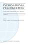 International Peacekeeping: The Yearbook of International Peace Operations (Volume 12) (v. 12)