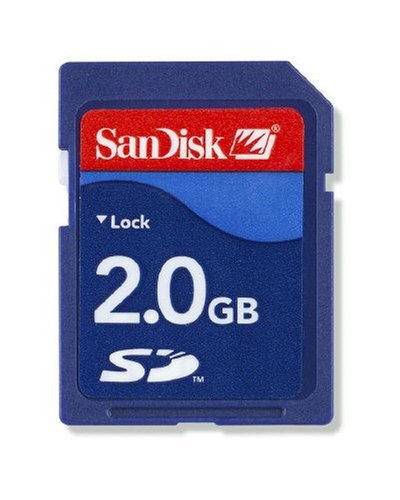 SanDisk 2 GB SD Memory Card ( SDSDB-2048-A10/A11, Retail Package)