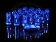 Blox Racing Forged Aluminum Lug Nut Set (16pc) - Honda 12x1.5mm Blue
