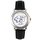 Sporting Goods : BOBBY LABONTE #43 Beautiful Glass Crystal Face "Driver Series" WATCH with 9" Leather Band