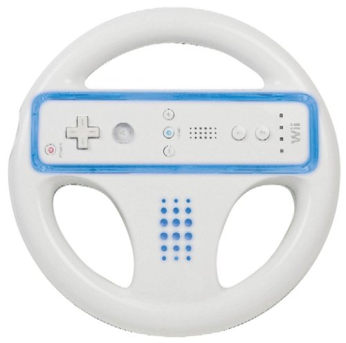 Wii Glo Steering Wheel - Cool Blue