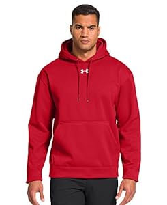 Under Armour Men's Armour® Fleece Team Hoodie Large Red