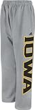 Iowa Hawkeyes adidas Grey Fleece Sweatpants